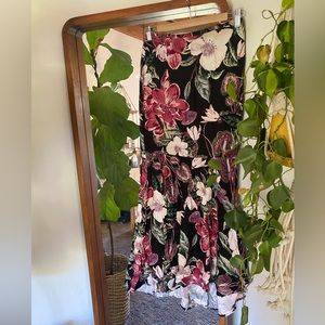 Stillwater XS fitted floral bell skirt